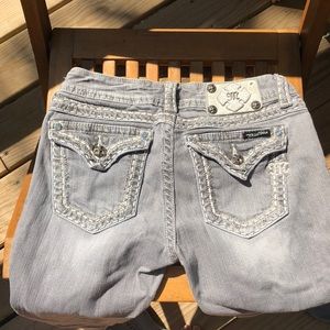 Miss Me Grey Skinny jeans